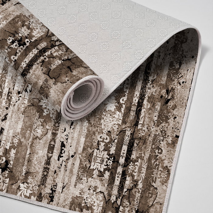 Conceptum Mu147 - Coffee Alfombra de pasillo 80 x 200 cm